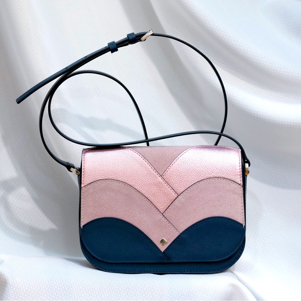 Kate Spade Nadine Patchwork Medium Flap Shoulder Bag